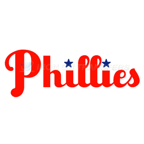 Philadelphia Phillies Iron-on Stickers (Heat Transfers)NO.1818